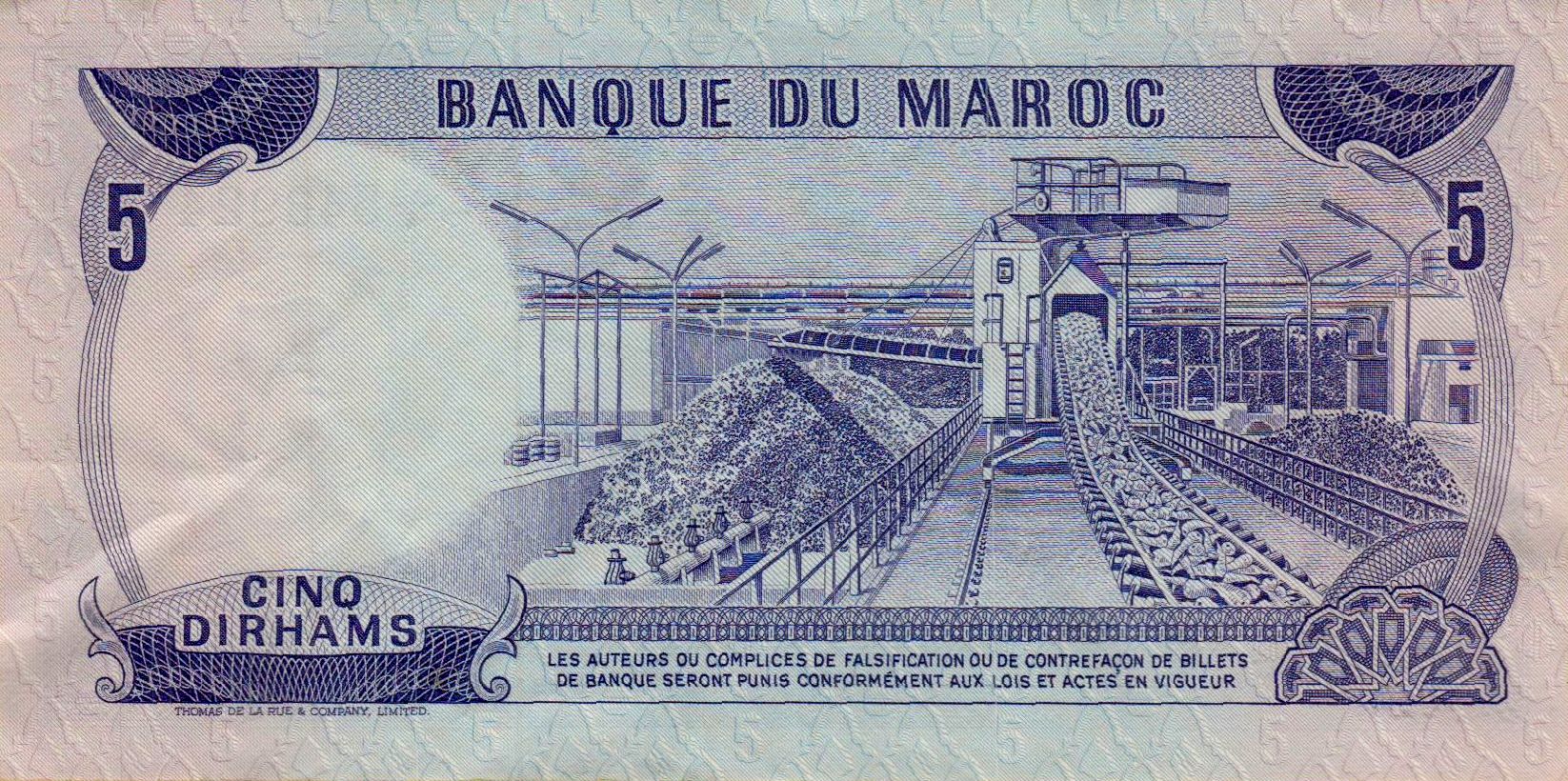 Morocco 5 1970 XF P-56